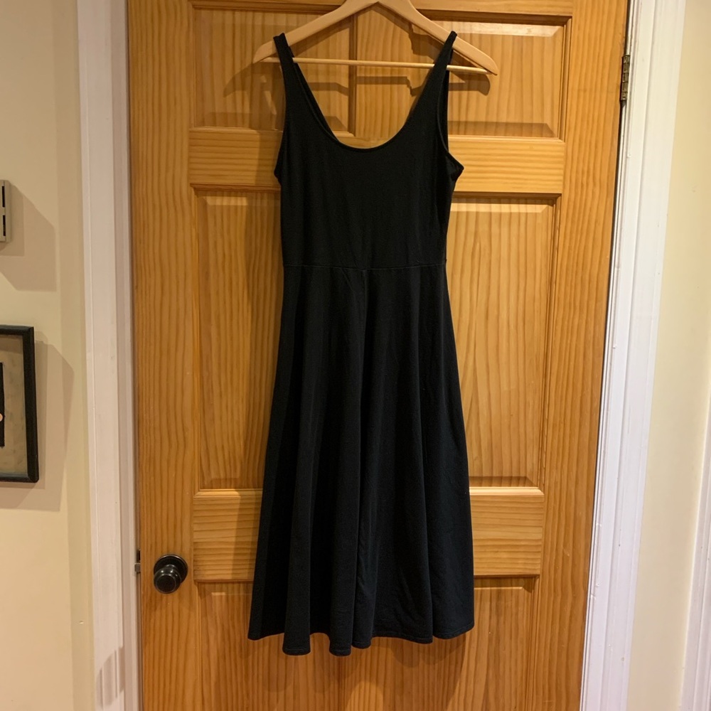 A New Day Black Sleeveless Midi Sundress S